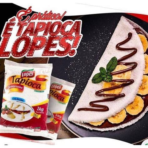 Tapioca Massa Pronta 1Kg Lopes Hidratada Goma Shopee Brasil