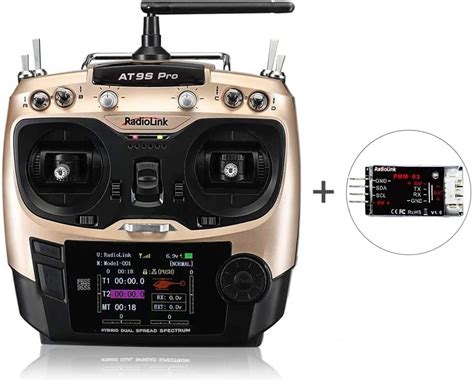 Radiolink AT9S Pro 2 4GHz 10 12CH TX With DSSS FHSS RX Modell Hobby