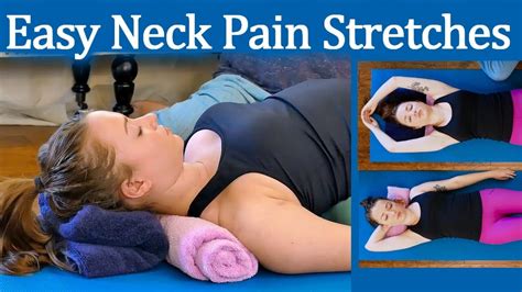 Neck Pain Relief At Home Easy Stretches With Household Items Part 3