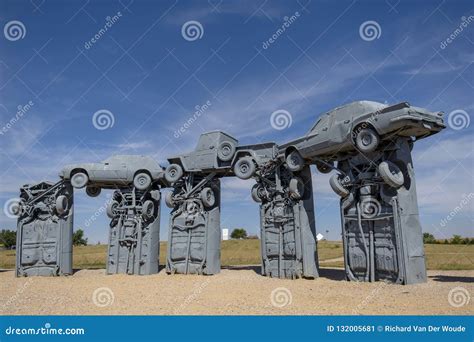 Carhenge In Alliance Nebraska Editorial Photo Image Of Built