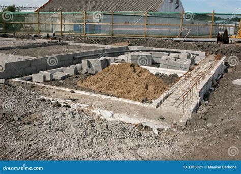 Concrete Foundations Stock Image Image Of Floor Foundations 3385021