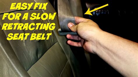 How To Fix A Seat Belt That Won T Retract