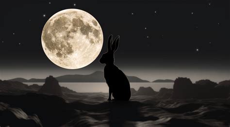 Moon Gazing Moon Rabbit By the Sea by LowThunders on DeviantArt