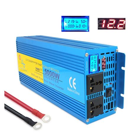 Pure Sine Wave Inverter Dc 12v24v To Ac 220 3000w 4000w 5000w Volt Led