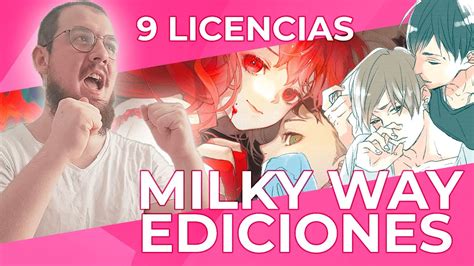 MILKY WAY EDICIONES ANUNCIA 9 LICENCIAS Vuelve NisiOisiN Y Anuncian