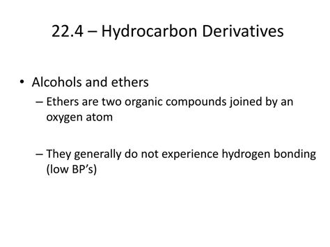 PPT Chapter 22 Organic And Biological Molecules PowerPoint