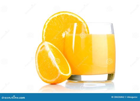 Sumo De Laranja Fresco No Vidro Foto De Stock Imagem De Doce Suco