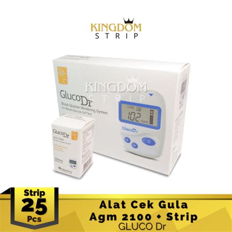 Jual Alat Cek Gluco Dr Agm Dengan Strip Isi Shopee Indonesia