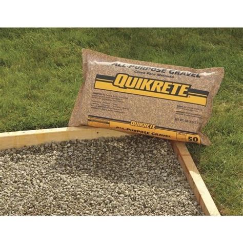 Quikrete 50 Lb All Purpose Gravel 115150 The Home Depot Sand And