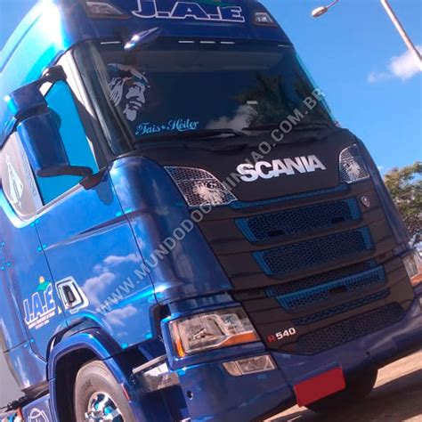 Moldura Inox Superior Entrada de Ar Scania Nova Geração R S NTG Jetta