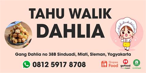 Tahu Walik Dahlia Banner Vector Coreldraw Devilo Arts