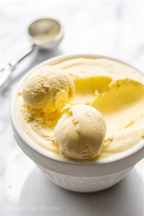 A Delicious Classic Homemade Vanilla Ice Cream Recipe Made With A Rich