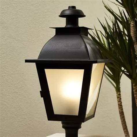 Farol Colonial Con Columna P Jardin Pie En Aluminio Exterio En Venta