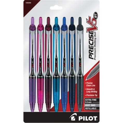 Pilot Precise® V5 Extra Fine Point Premium Rolling Ball Pens Assorted