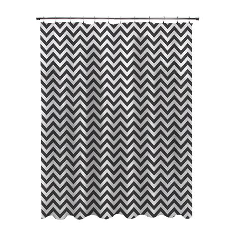 Ebern Designs Garrie Peva Chevron Shower Curtain Liner And Reviews Wayfair