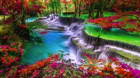 🔴 Waterfall Relaxing Music With Nature Sounds 247 World Beautiful