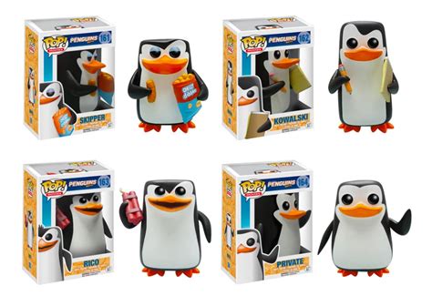 Original Funko pop Película Los Pingüinos de Madagascar Skipper Rico