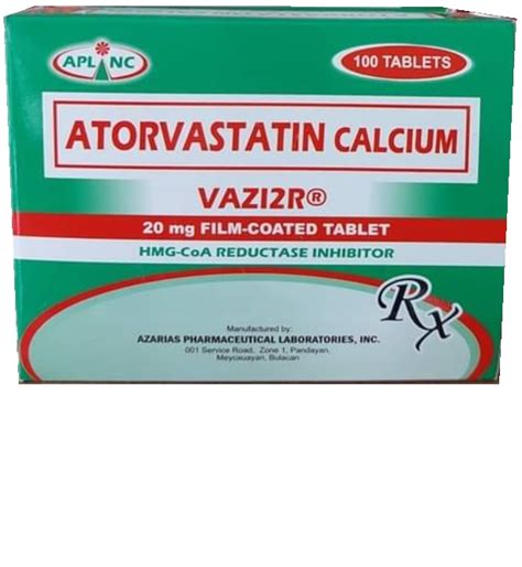 Vazi R Atorvastatin Mg Film Coated Tablet S Price In The