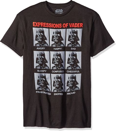 Star Wars Mens Expressions T Shirt T Shirt Amazonca Clothing And Accessories