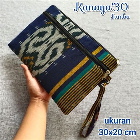 Jual Souvenir Dompet Kanaya Cluth Tenun Etnik Shopee Indonesia