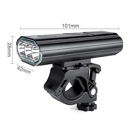 Wasafire Fietslicht Set 3000 Lumen USB Oplaadbare Fietslichten 5 Modi