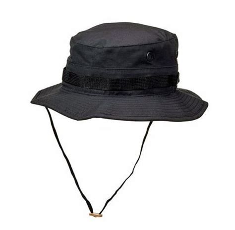 Propper® Black Ripstop Boonie Hat General Army Navy Outdoor