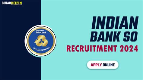 Indian Bank So Recruitment Apply Online Now For Specialist