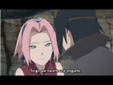 Sakura Se Desmaya Encima De Sasuke Despues De Curarlo Naruto Sasuke