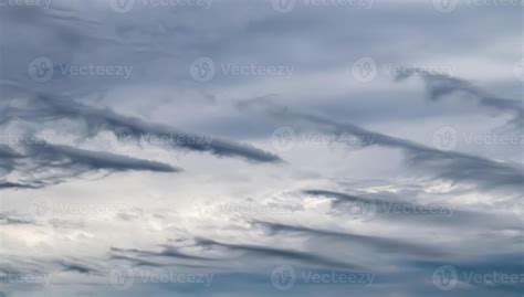 Stunning Asperatus Cloud Formations In The Sky Stock Photo At