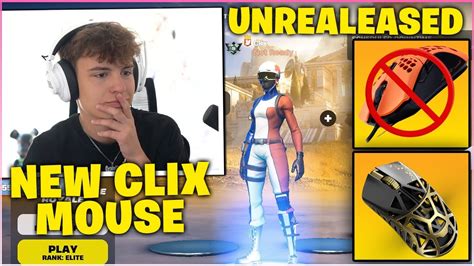 Clix Finally Reveals And Uses His Unreleased Clix Mouse For The First