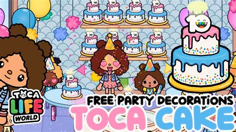 How To Make The Toca Boca Cake New UPDATE Free Party Decorations Como