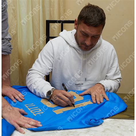 Buy Francesco Totti Authentic Signed 2022-23 Italy Home Jersey!