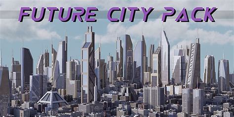 Blender Market On Twitter The Future City Pack Contains 32 Detailed