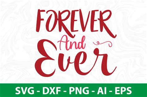 Forever And Ever Svg Cut File By Orpitabd Thehungryjpeg