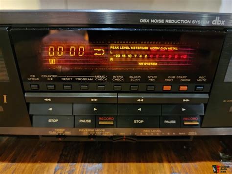 Teac Stereo Double Auto Reverse Cassette Deck W Rx Photo