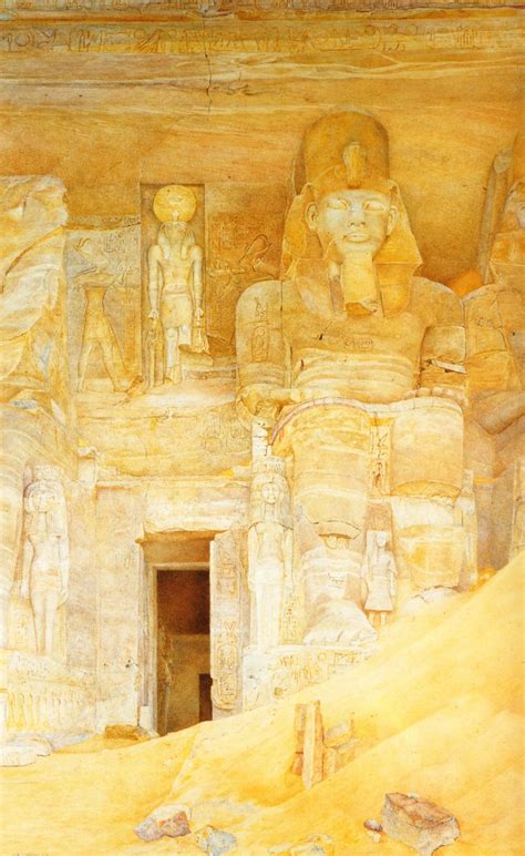 The Temple Door At Abu Simbel 1900 Painting Henry Roderick Newman Oil