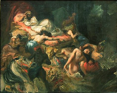 Mort de Sardanapale Eugène Delacroix Artwork on USEUM