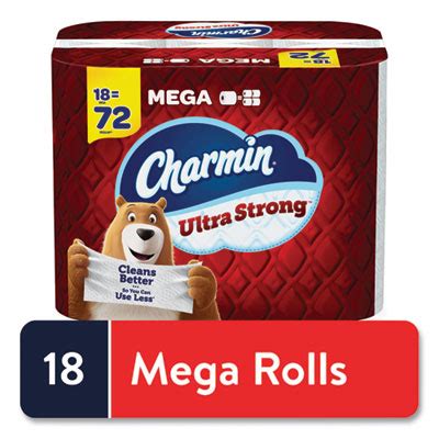 Charmin Ultra Strong Bathroom Tissue, Septic Safe, 242 Sheet/Roll, 18 ...