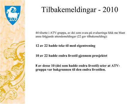 Ppt Tilbod For Tilsette I Vinje Kommune Powerpoint Presentation Free