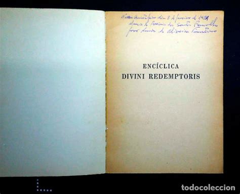 carta encíclica divini redemptoris del sumo pon Comprar Libros