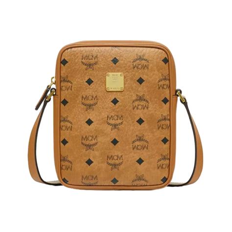 Jual Mcm Mcm Mini Klassik Visetos Crossbody Bag Cognac Original