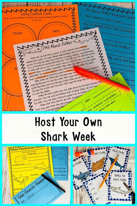 All About Sharks With Informational Texts And Shark Week Activities