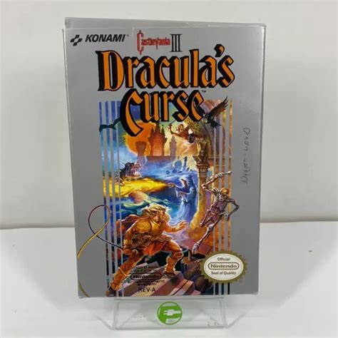 CASTLEVANIA III DRACULA S Curse Nintendo NES 1990 EUR 136 85