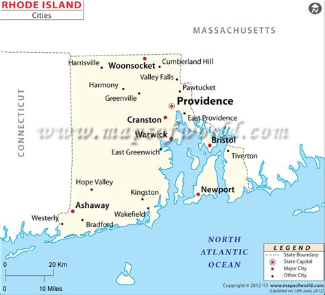 Rhode Island City Maps | Maps of Rhode Island Cities