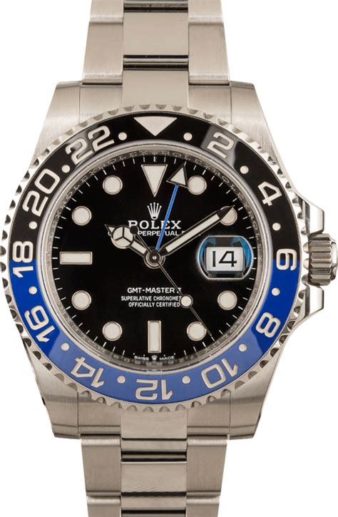 Used Rolex GMT Master II Stainless Steel And Gold Mens 116713 Save At