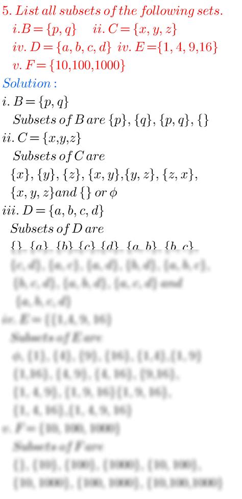 SOLUTION Sets 2 3 Q 5 Class 10 Maths Ssc Studypool Worksheets Library