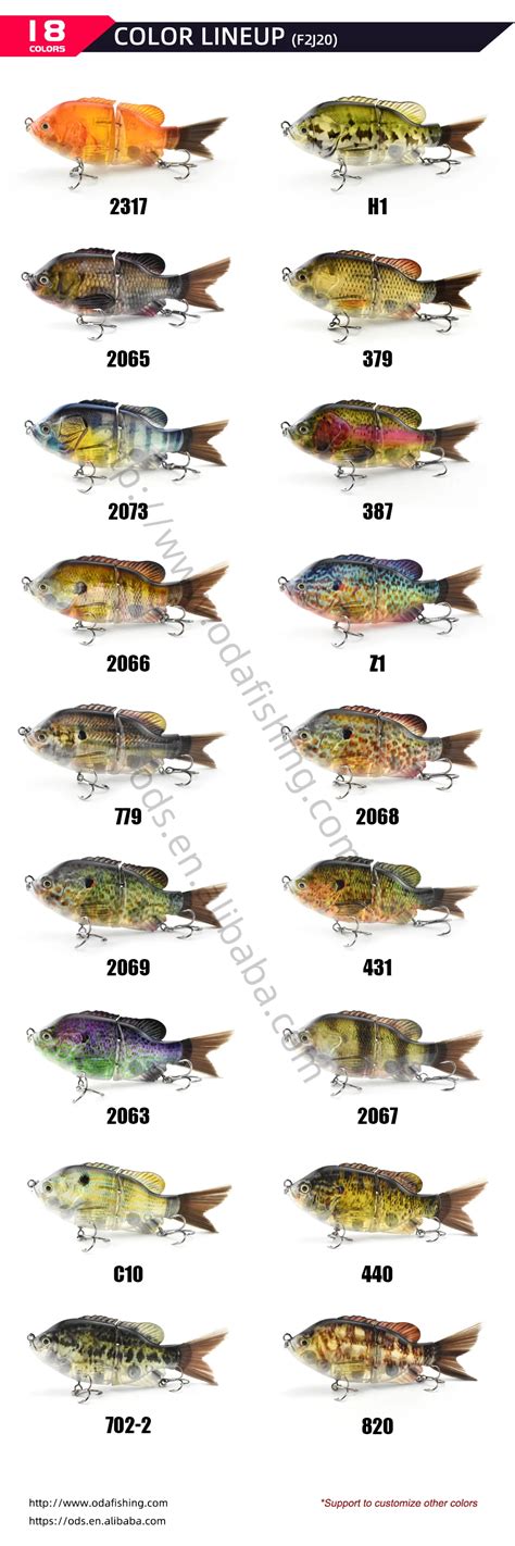 Single Joint Bluegill Swimbait With Fiber Tail Lifelike Gliding Action