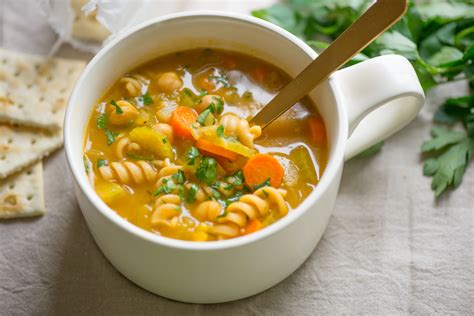 Recipe Vegan Chickpea Noodle Soup Kitchn