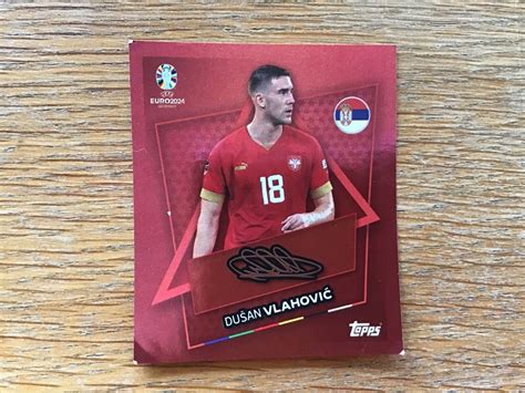 Topps Euro Du An Vlahovi Mit Unterschrift Kaufen Auf Ricardo