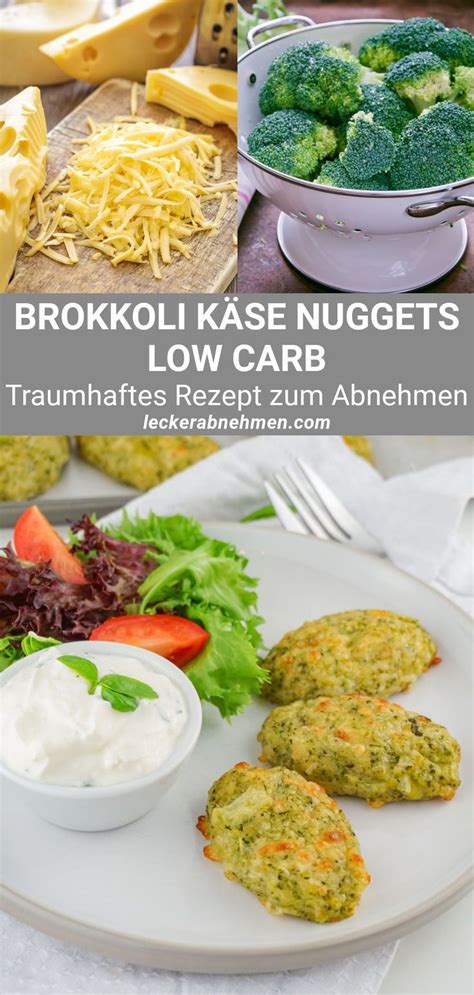 Brokkoli Käse Nuggets Leckeres Low Carb Abendessen zum Abnehmen